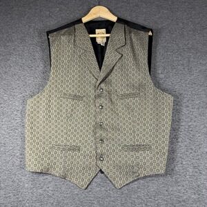 Vintage Wah Maker Vest Mens 2XL XXL Old Frontier Style